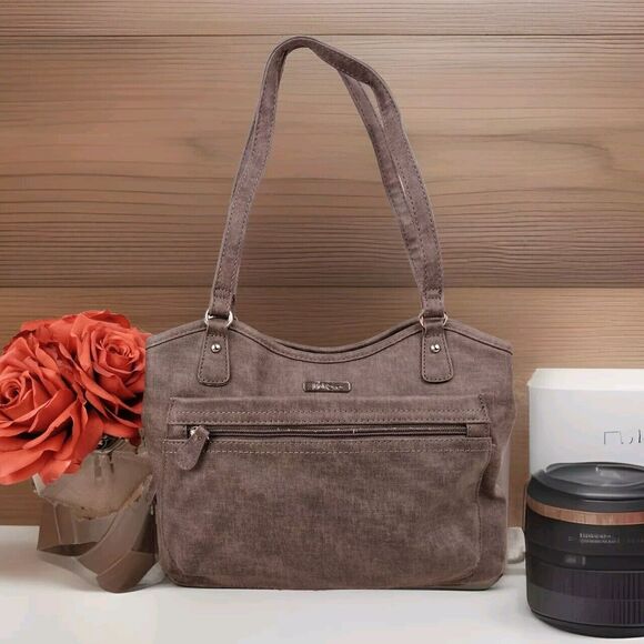 Multi Sac Oakland Gray Tote Bag Purse Storage - Picture 1 of 15